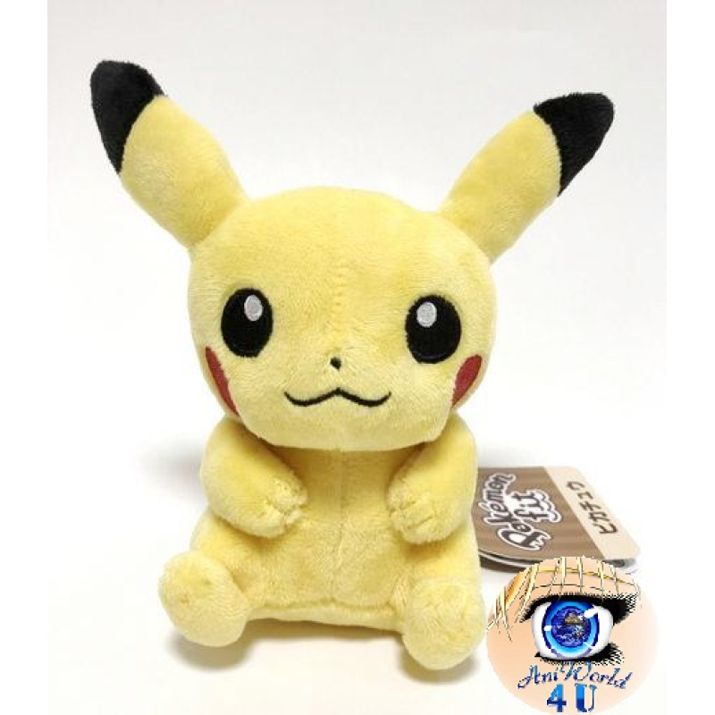 Pokemon knuffel Pikachu 12cm, Officiële Pokemon center Pokemon fit / sitting cutie 